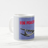 B36 Bomber-Kaffee-Tasse für Friedensschaffende Kaffeetasse (Vorderseite Links)