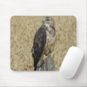 B36 Ferruginous Hawk im Weizenfeld Mousepad (Mit Mouse)