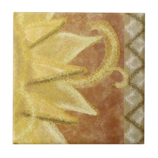 B3 - Sunface Wandgemälde, mittleres Recht - B3 Fliese (Vorderseite)