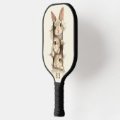 B3 Three Bunnies 3D Illusion Pickleball Schläger (Links)