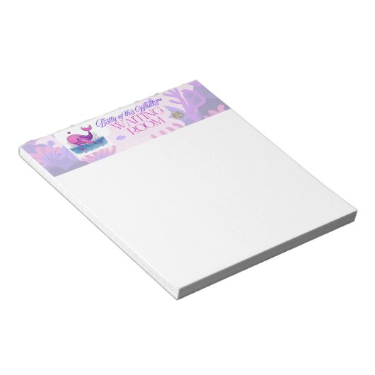 B3lly of th3 Whal3 Waiting Room notepad  Notizblock (angewinkelt)