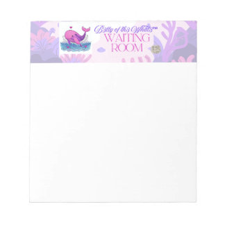 B3lly of th3 Whal3 Waiting Room notepad  Notizblock