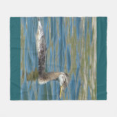 B40 Grebe Junvenile Fleecedecke (Vorderseite (Horizontal))