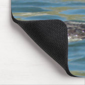 B40 Junger Rothalstaucher Mousepad (Ecke)