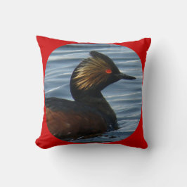 B41 Eared Grebe Kissen