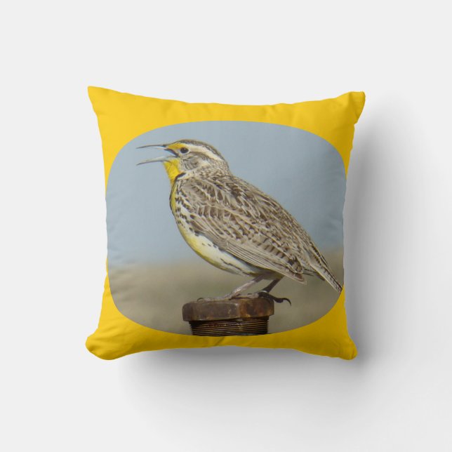 B42 Western Meadowlark Kissen (Vorderseite)