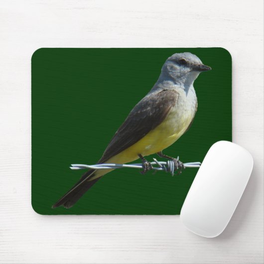 B45 Western Kingbird Mousepad (Mit Mouse)