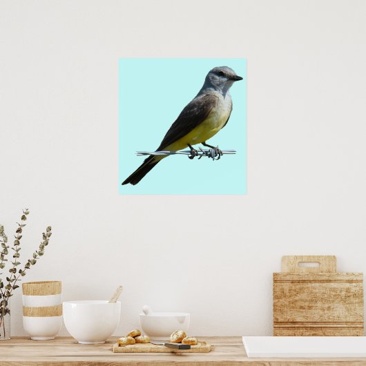 B45 Western Kingbird Poster (Küche)