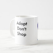 B4 - Barktastic Adopt kaufen nicht Kaffeetasse (Vorderseite Links)