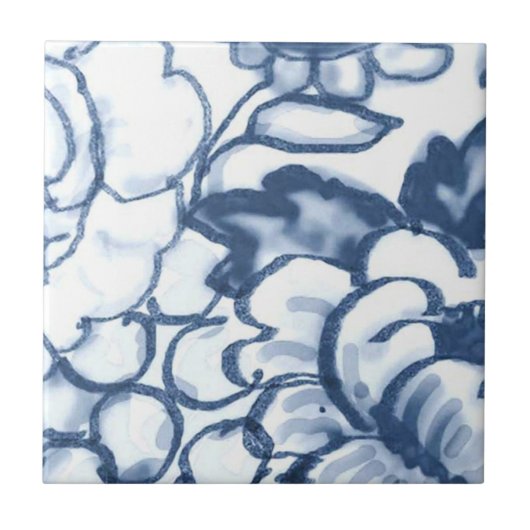 B4 - Delft-Korb-Wandfliese - B4 Fliese (Vorderseite)