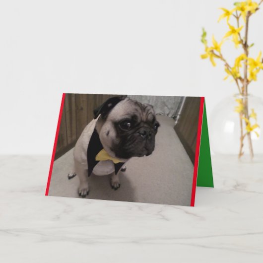 B4 Naughty List Karte (Gelbe Blume)