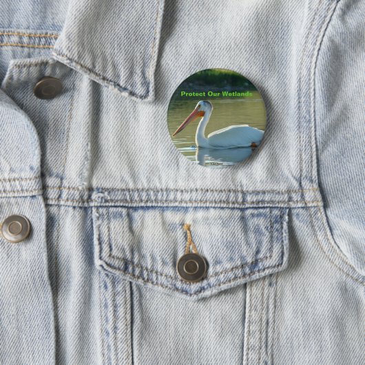 B4 White Pelican Button (Beispiel)