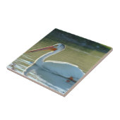 B4 White Pelican Fliese (Seite)