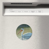 B4 White Pelican Magnet (In Situ (Geschirrspüler))