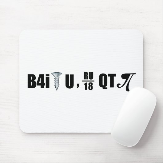 B4i Schraube U RU über 18-Quart-PU Mousepad (Mit Mouse)