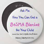 B4SMA "fragen" Knopf Button (Vorne & Hinten)