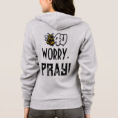 B4U SORGE, BETE! HOODIE (Rückseite)