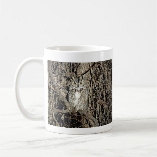 B51 Großes Hornhuhn Kaffeetasse (Links)