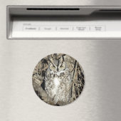 B51 Großes Hornhuhn Magnet (In Situ (Geschirrspüler))