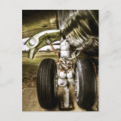 B52 Bomber-Landegetriebe Postkarte (Vorderseite)