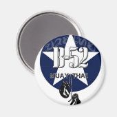 B52 MUAY THAI MAGNET (Vorderseite/Rückseite)