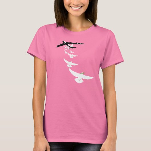 B52 Peace Dove Bomber T-Shirt (Vorderseite)