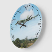 B52 Stratofestress-1 Roman Dial Große Wanduhr (Winkel)