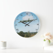 B52 Stratofestress-1 Roman Dial Große Wanduhr (Zuhause)