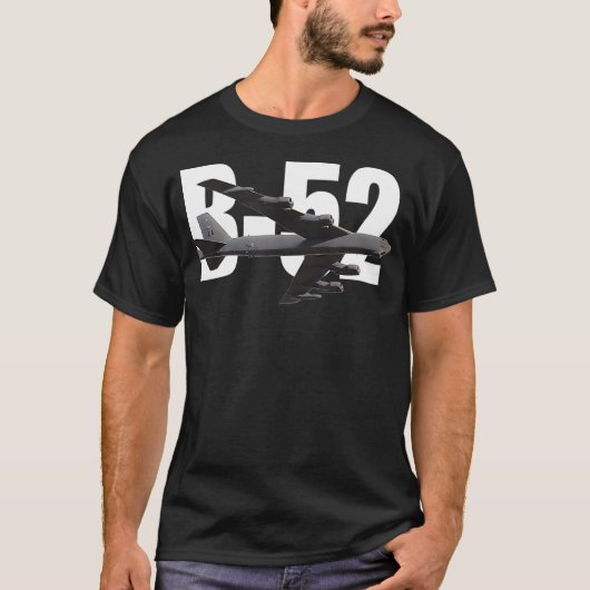 B52 Stratofestung Bomber Flugzeug AIRCRAFT T Shirt (Vorderseite)