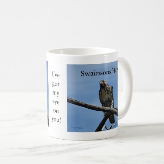 B54 Swainson's Hawk Kaffeetasse (VorderseiteRechts)