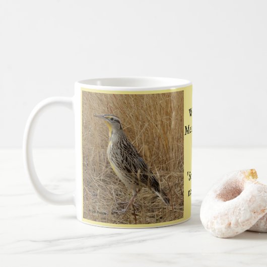 B57 Western Meadowlark Kaffeetasse (Mit Donut)