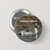 B5 Pintail Duck Drake Button (Vorne & Hinten)