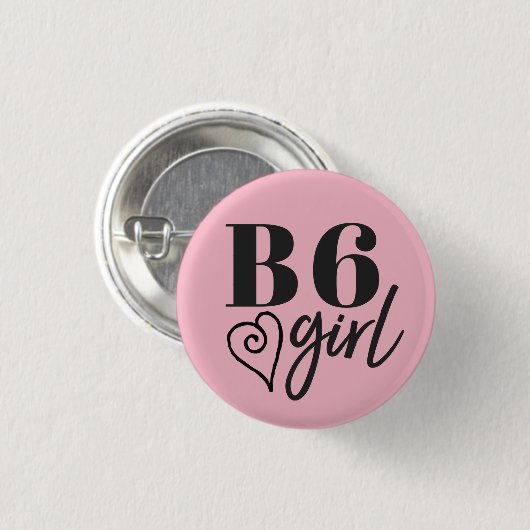 B6 Mädchen - Flair-Button Button (Vorne & Hinten)