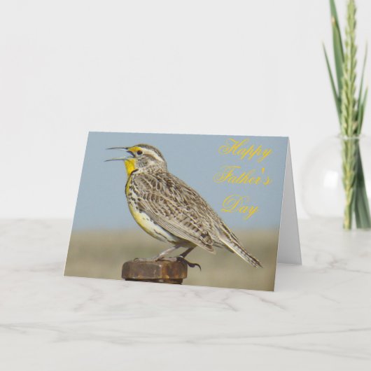 B6 Western Meadowlark Karte (Vorderseite)