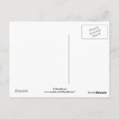 B7 Kanadischer Gänse im Flug Postkarte (Rückseite)