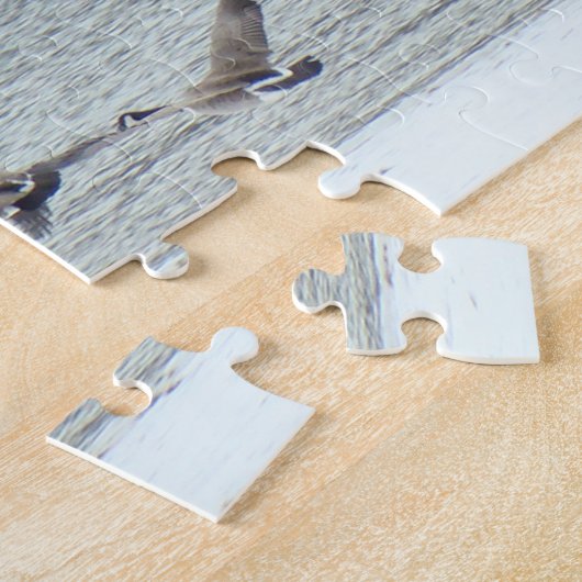 B7 Kanadischer Gänse im Flug Puzzle (Seite)
