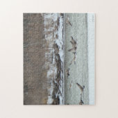 B7 Kanadischer Gänse im Flug Puzzle (Vertikal)