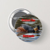 B8 Eared Grebe Courting Button (Vorne & Hinten)