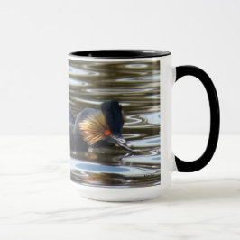B8 Eared Grebe Courting Tasse