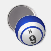 B9 Bingokuallemagnet Magnet (Vorderseite/Rückseite)