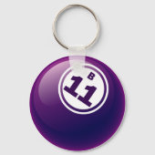B 11 BINGO BALL SCHLÜSSELANHÄNGER (Vorderseite)