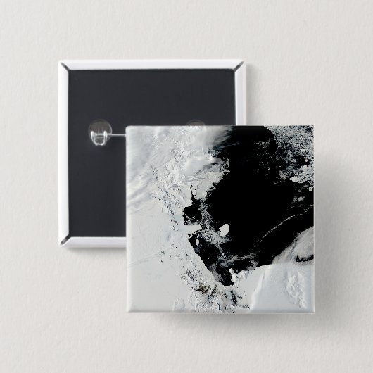 B-15J Eisberg im Rossmeer, Antarktis Button (Vorne & Hinten)