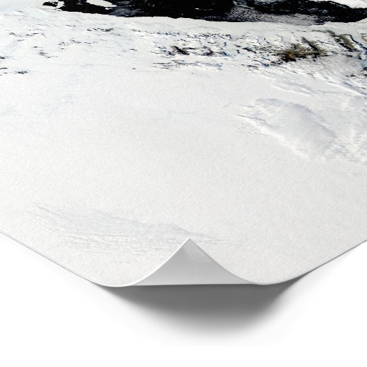 B-15J Eisberg im Rossmeer, Antarktis Poster (Ecke)