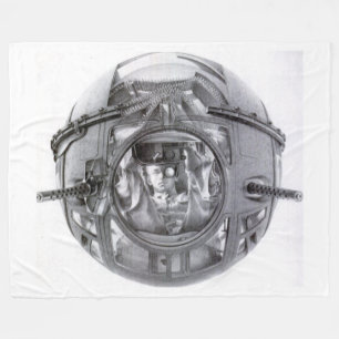 B-17 BALL TURRENT GUNNER FLEECEDECKE