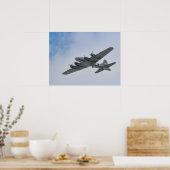 B-17 Bomber des Zweiten Weltkriegs Poster (Küche)