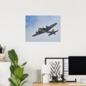 B-17 Bomber des Zweiten Weltkriegs Poster (Heimbüro)