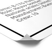 B-17 Festung fliegen - Flugzeugkonzepte BD Poster (Ecke)