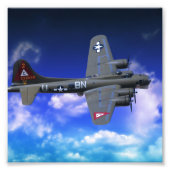 B-17 Festung Fotodruck (Vorne)