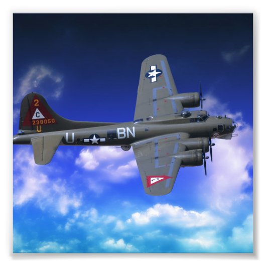 B-17 Festung Fotodruck (Vorne)