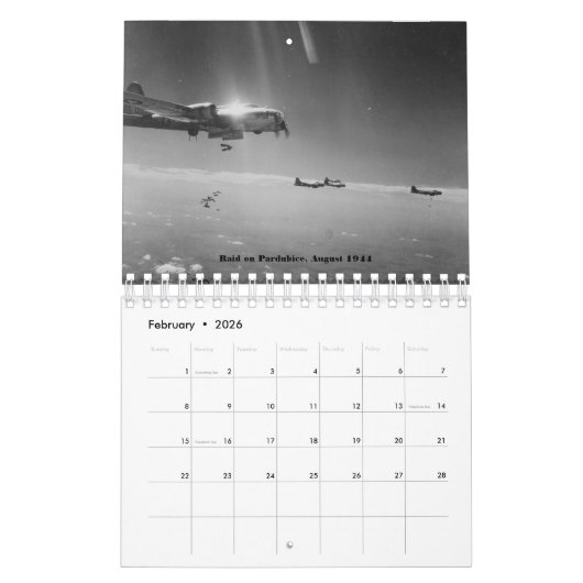 B-17 Festung Kalender (Feb 2026)
